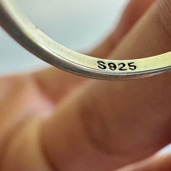 925 Sterling Silver Dainty Sunrise Band Ring - Picture 7 of 10